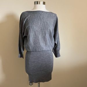 Maggie London Grey Sweater Dress, Medium - Never Worn